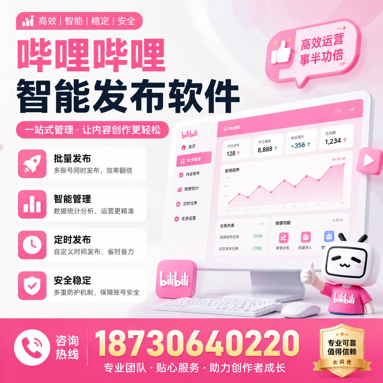 如何评估哔哩哔哩智能发布软件的ROI？嘉峪关 企业必读